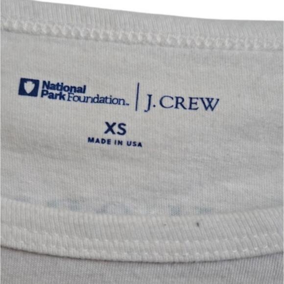 J.Crew Joshua Tree National Park Graphic Tee Women’s XS White - Picture 6 of 7